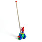 Wooden Kids Pushing And Hanging Toys | Wooden Animal And Walker Push Toy For Boys And Girls (Multicolor) (Model 9)