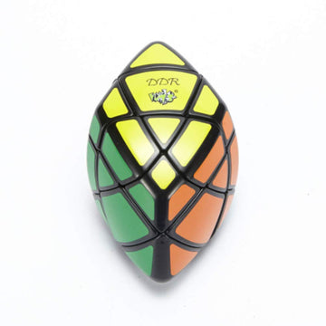 Ai-Yun Curvy Rhombohedral 3X3 Speed Cube 6-Axis Rhombohedral 3X3 Skewb Cube Puzzle Toys Brain Teasers Puzzles Black