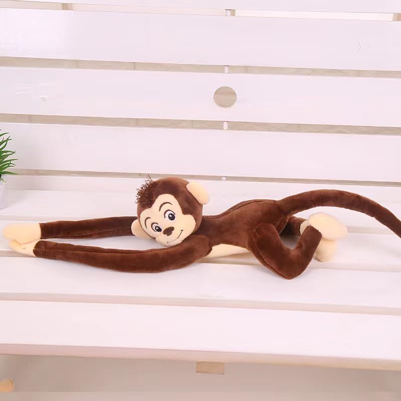 Hgplvxj Long Arm Hanging Monkey Stuffed Animals,Curtain Monkey Plush Toy Birthday Xmas Gift For Kids (24Inch)