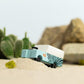 Candycar Wooden Diecast Collection - Mini Zebra Drifter, Premium Handcrafted Beech Wood Toy Car