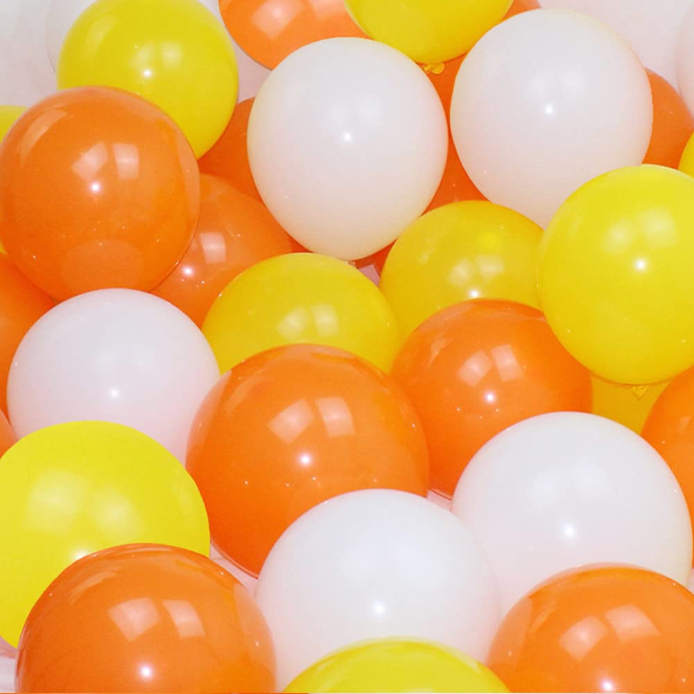 Abbaoww 100 Pcs Yellow Balloons 10 Inch Strong Latex Balloons For Party Decoration, Birthday, Wedding, Anniversary, Christmas And Arch Supplies