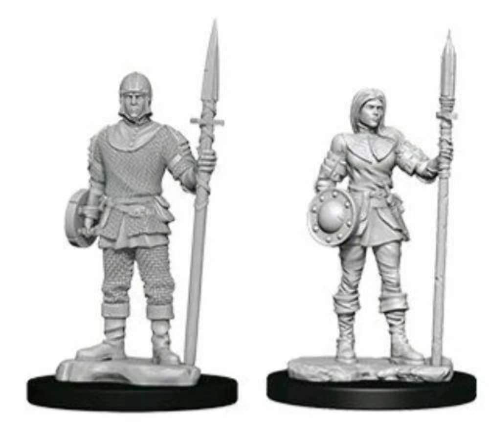 Wizkids Deep Cuts Unpainted Miniatures: Wave 10: Guards