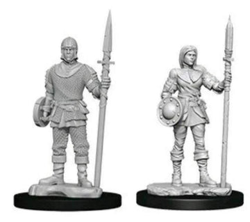 Wizkids Deep Cuts Unpainted Miniatures: Wave 10: Guards