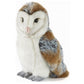 Living Nature Large Barn Owl Stuffed Animal | Fluffy Owl | Soft Toy Gift for Kids | 10 inches