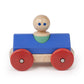 3 Piece Tegu Magnetic Racer Building Block Set, Teal