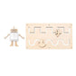 Ecomistiq2Pcs Montessori Busy Board Sensory Early Educational Accessories Styleh|Baby|Toys For Baby|Developmental Baby Toys