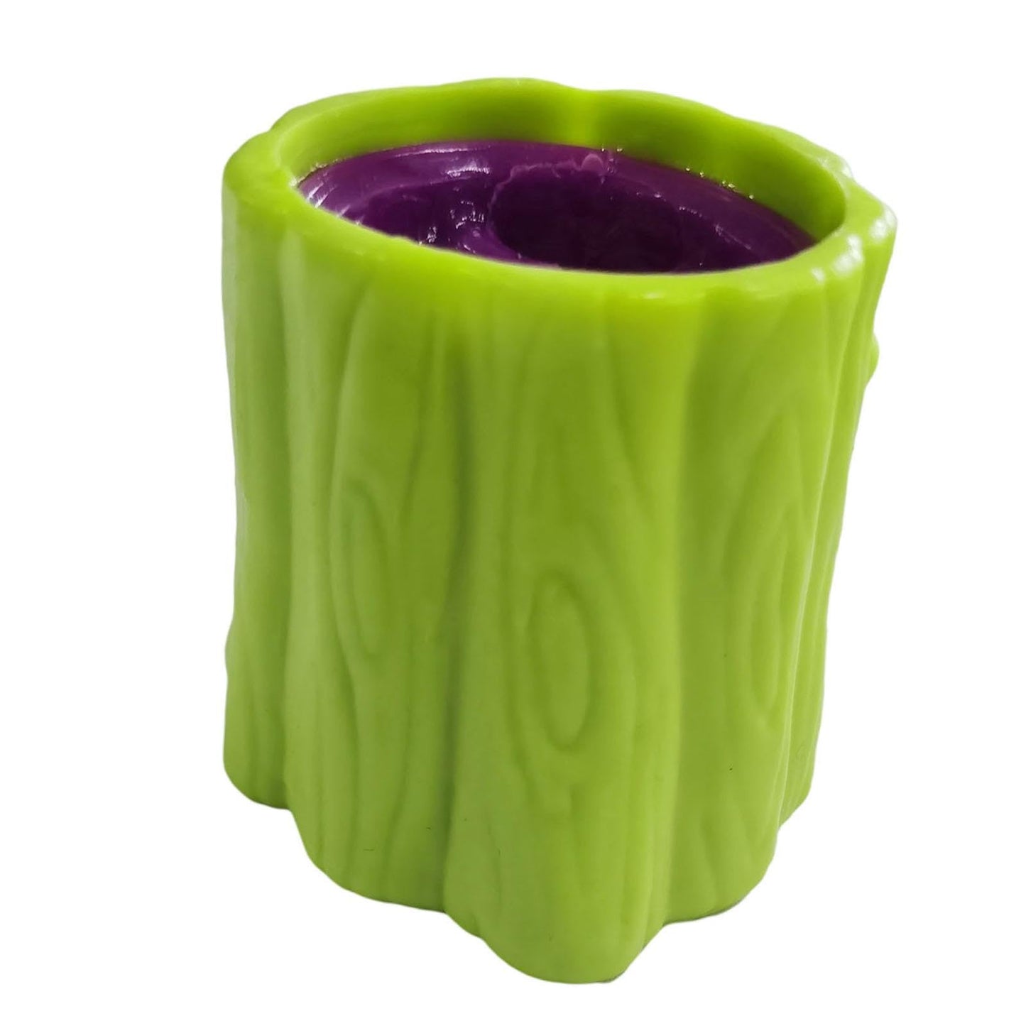 Ilsmysutra 1Pc Fun Squeeze Squirrel Cup Antistress Sensory Fidget Toy Tree Stump Cute Light Green