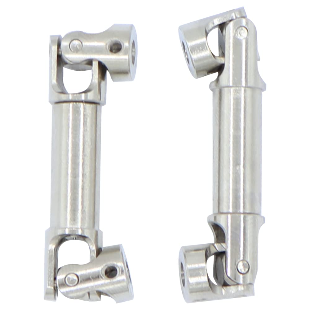 2PCS Metal Drive Shaft Front Rear Center Shaft for FMS FCX24 1/24 RC Crawler Car Upgrade Parts