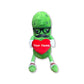 The Trendy Turtle Personalized Mr. Pickle With Love Heart Valentines Day Or Special Occasion Plush Toy - 12 Inches