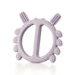 Haakaa Silicone Crab Baby Teether,Baby Toys,360Baby Toothbrush Head For Infant Self-Brushing Training,Food-Grade Silicone,Lavend