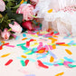 Civaner 50g/ 200g Tissue Sprinkle Confetti Dount Baby Shower Table Confetti Colorful Rainbow Sprinkle Confetti for Ice Cream The