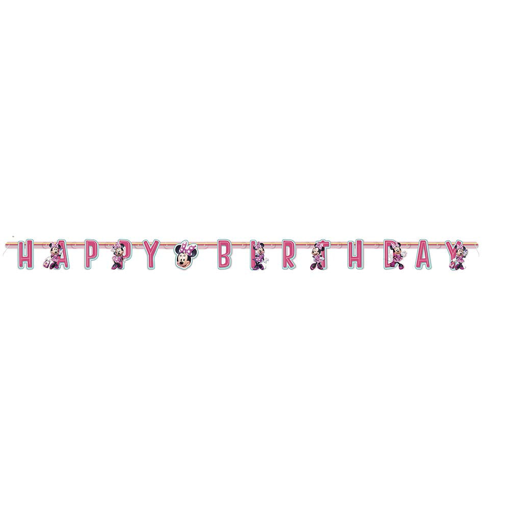 Unique Iconic Minnie Mouse Birthday Jointed Banner