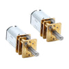 Augiimor 2PCS DC 6V 1000RPM Speed Reduction Motor N20 3mm Shaft Mini Metal Gearwheel Gear Motor with Full Metal Gearbox Micro Mo