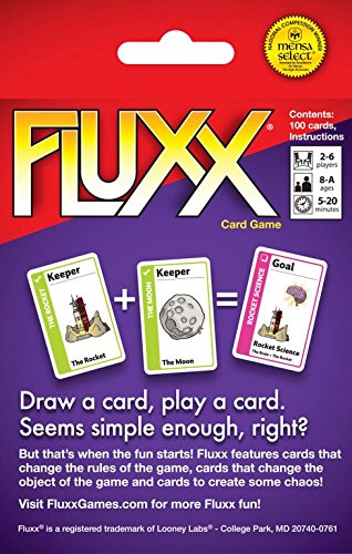 Looney Labs Fluxx Simplified Edition Card Game - Unique Rules for 2-6 Players