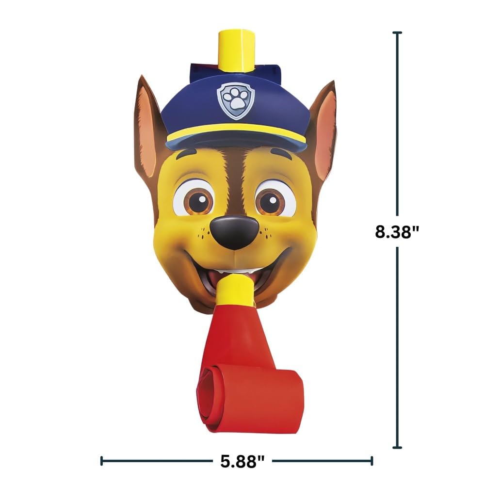 Unique Paw Patrol Party Blowouts, 5'' X 2'', Multicolor