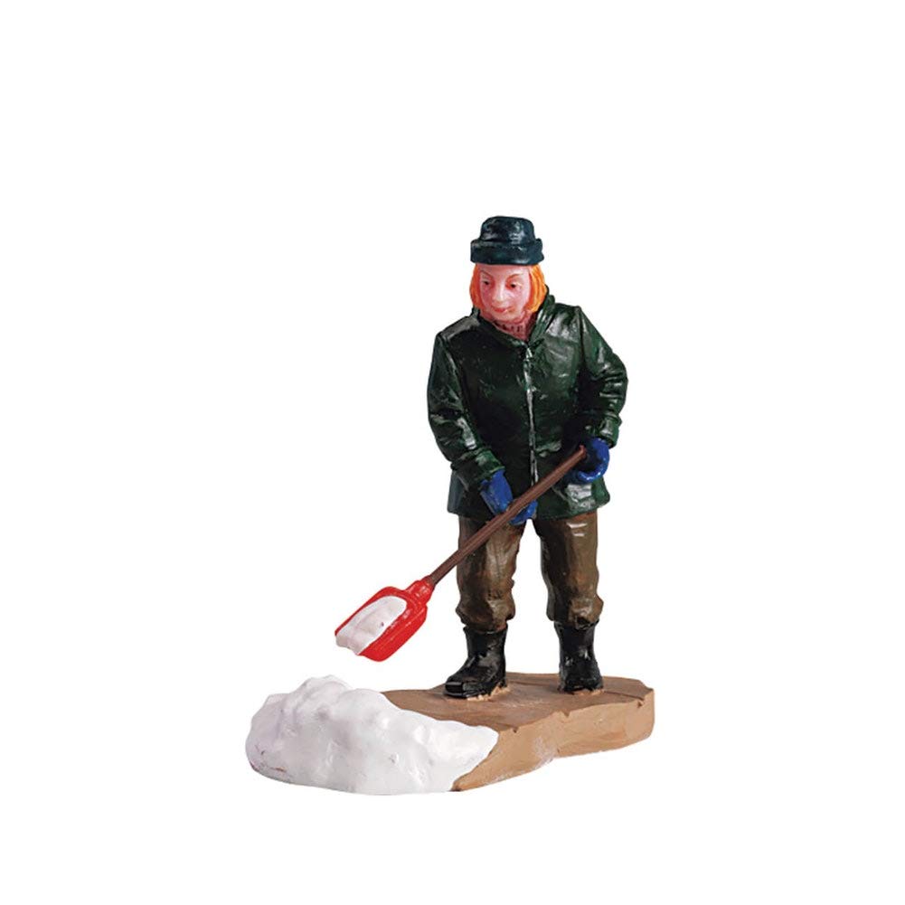 Lemax Christmas Village Clearing A Path - 52049
