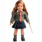 Sweet Dolly 18-Inch Doll Clothes - Magic School Uniform Costume, Grey & Black, Made of Polyester