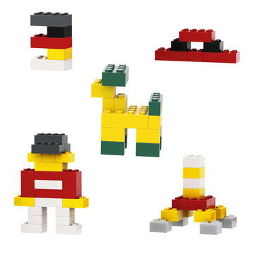 Webrick 300 Pcs Classic Building Bricks, Green Bulk Bricks,Compatible With Lego And Major Brands Parts And Pieces, Creative Buil