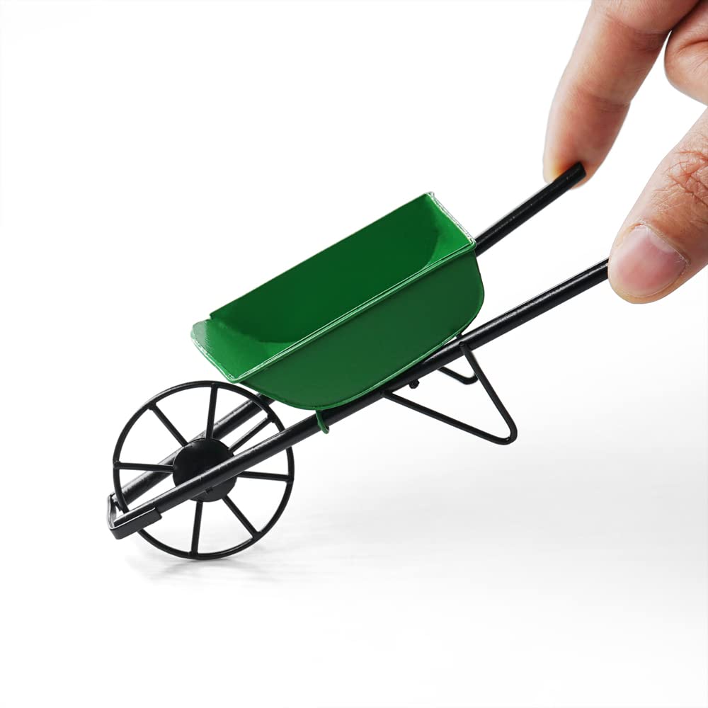 Odoria 1/12 Miniature Wheelbarrow Dollhouse Decoration Accessories