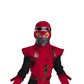 Shadow Ninjas Night Fury Red Viper Ninja Deluxe Boys Costume  7-8