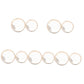 Excluzo 10 Pcs Transparent Wave Drum Wood Sea Drum Child