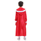 DLSNZ Kids Boxing Costume with Hooded Boxer Robe Halloween Cosplay Role Play Boxing Uniform (Red, X-Large)