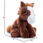 The Petting Zoo Floppy Horse Stuffed Animal Plushie, Gifts For Kids, Wild Onez Wildlife Animals, Horse Plush Toy 9 Inches