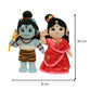 PandaS Box Lord Shiva And Parvati Duo | Soft Plush Toys | Best Gifts For Infants, Toddlers & Babies