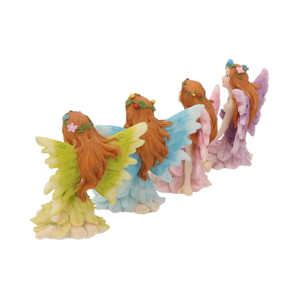 Nemesis Now Glen Whispers Set Of 4 6.5Cm, Resin, Multi-Coloured, One Size
