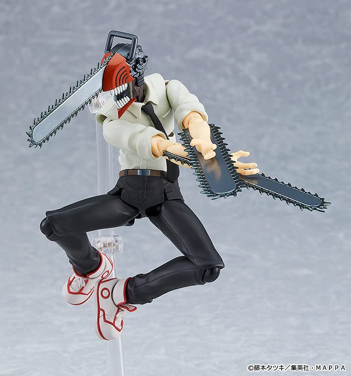 Max Factory figma Denji Figure - Chainsaw Man - 150mm Red Plastic Model M06861