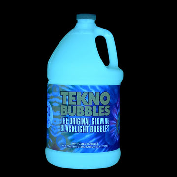 Tekno Bubbles - Blue Uv Blacklight Reactive - Half Gallon - 64 Ounces