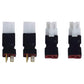 2Pairs Deans Style T Plug to Big Tamiya Connector Female Male Adapter Wireless Connectors for RC FPV Drone Car Truck Lipo NiMH B