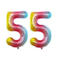 Goer Gold Foil Balloons Number 5,Huge Number Balloons For 5Th 15Th 25Th 35Th 45Th Birthday Party Supplies Anniversary Decorations (3 Pcs,42 Inch,32 Inch,16Inch)