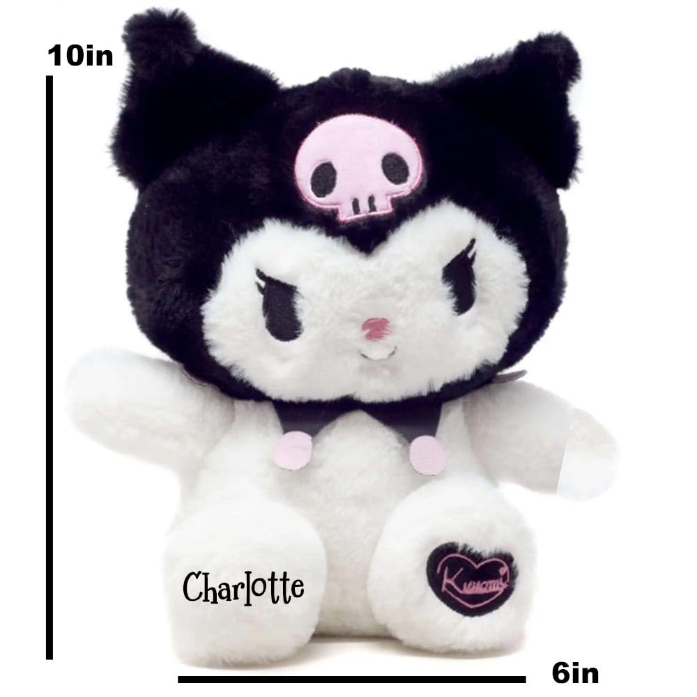 Personalized Officially Licensed Kitty Plush Stuffed Animal Toys (Personalized With Heart On Foot)