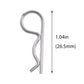 100PCS Universal Flat RC Body Clips Pins for All 1/10 Scale Traxxas Redcat HPI Axial HSP RC Car Parts Truck Buggy Shell Parts,Re