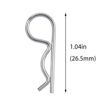 100PCS Universal Flat RC Body Clips Pins for All 1/10 Scale Traxxas Redcat HPI Axial HSP RC Car Parts Truck Buggy Shell Parts,Re
