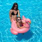 Swimline Inflatable Flamingo Baby Seat Float