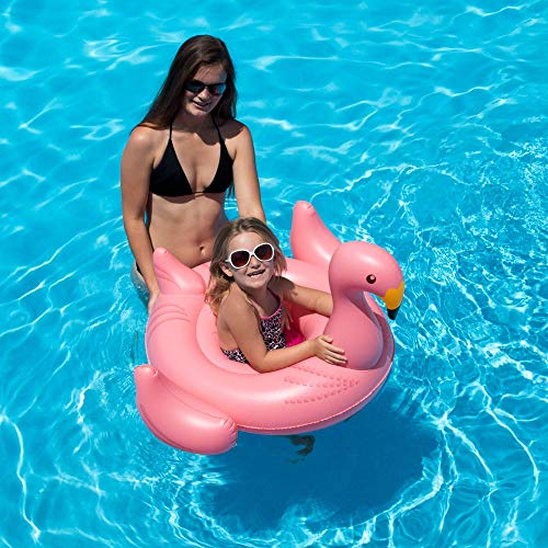 Swimline Inflatable Flamingo Baby Seat Float