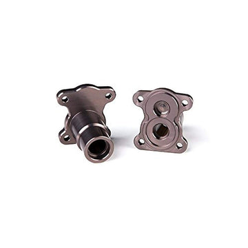 Gmade 30052 Aluminum Straight Adapter for R1 Axle (2 Piece), Titanium Grey