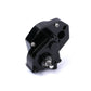Rzxylrc Aluminum Alloy Transmission Case Gearbox Complete For 1/24 Axial Scx24 Rc Crawler Upgrades (Black)