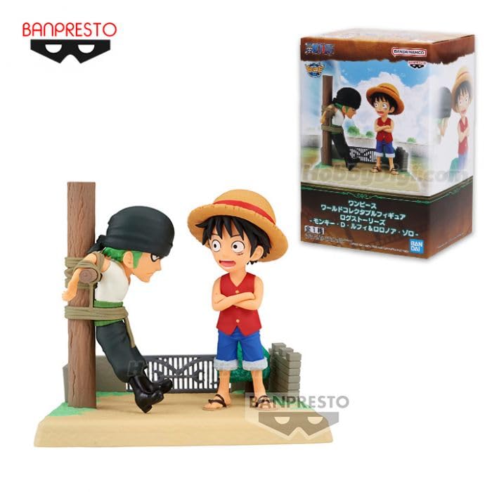 Banpresto - One Piece - Log Stories - Monkey D. Luffy & Roronoa Zoro, Bandai Spirits World Collectable Figure
