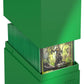 Ultimate Guard Boulder Solid 100+, Deck Case For 100 Double-Sleeved Tcg Cards, Green, Secure & Durable Storage For Trading Card