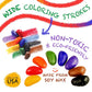 Crayon Rocks Just Rocks In A Box, 8 Colors, Tripod Grip Crayons Made For Handwriting Development In Kids And Toddlers, Fun & Educational, Creative Activity, 8 Of Each Color - 64 Count