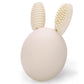 Bunny Eggy Teether Baby Teething Toy Rabbit Egg Rattle Toy Teething Pain Relief For Babies Boys Girls - Cream