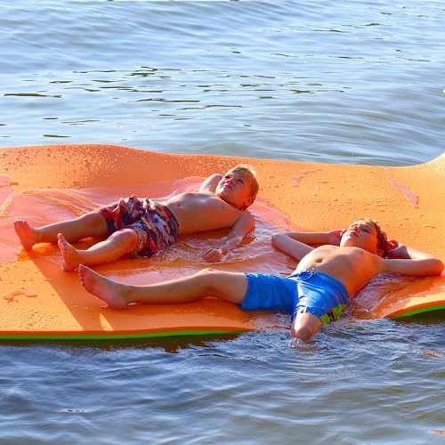 Rubber Dockie Floating Water Mat Pad For Swimming Lakes Boats Rivers Ocean (9X5 Ft)