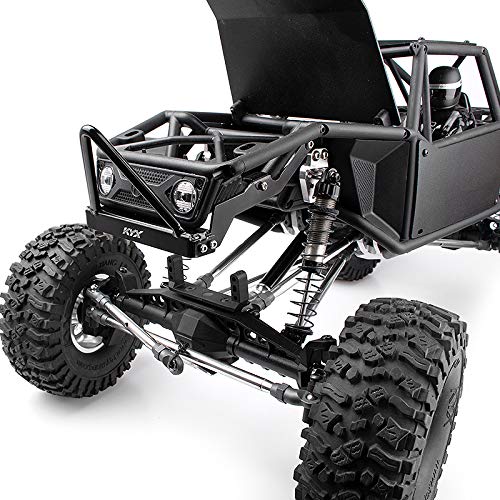 KYX Racing Alloy Front Bumper Upgrades Parts Accessories for 1/10 RC Crawler Car Axial Capra Unlimited Trail Buggy UTB