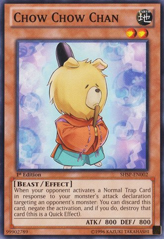 Yu-Gi-Oh! - Chow Chow Chan (Shsp-En002) - Shadow Specters - 1St Edition - Common