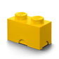 LEGO Yellow Storage Box Brick 2 Bright