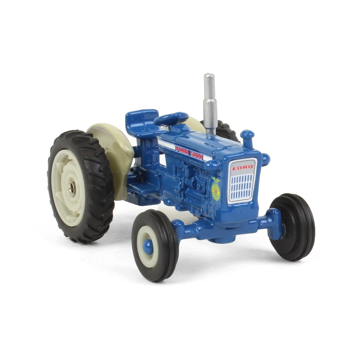 ERTL 1/64 Scale Ford 5000 Wide Front Tractor with FFA Logo - Blue Metal Model