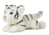 Aurora® Realistic Miyoni® White Tiger Stuffed Animal - Lifelike Detail - Cherished Companionship - 11 Inches